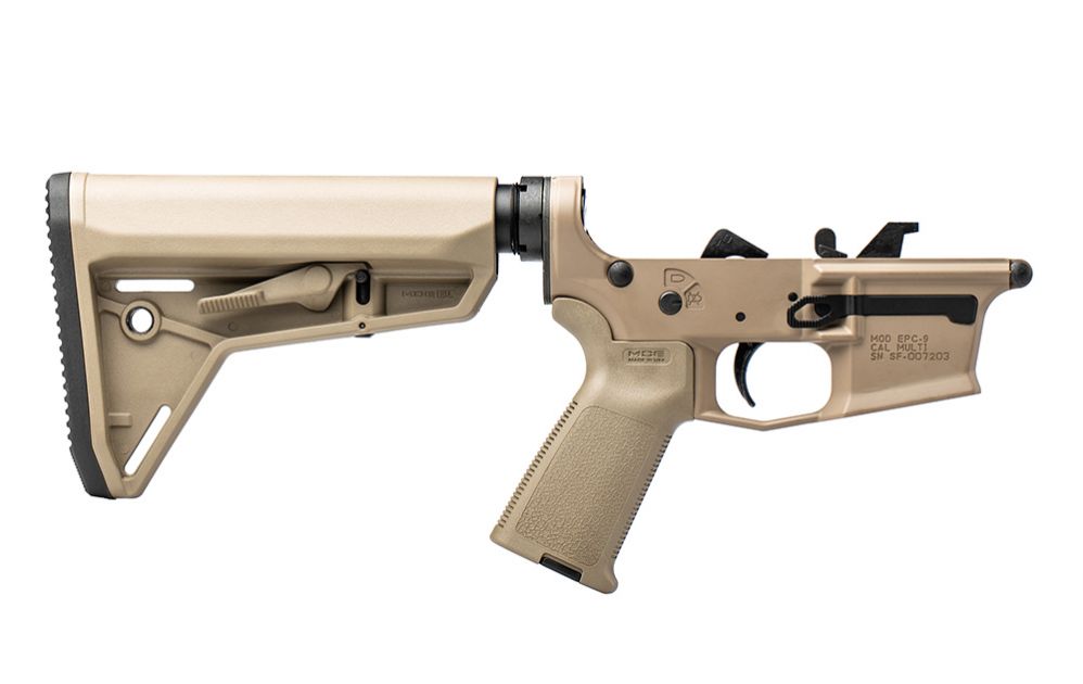 (image for) Aero Precision EPC-9 Complete Lower w/ MOE Grip and SL Stock FDE